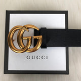 Genuine Leather Luxury Hexagons Reversible Belt unisex