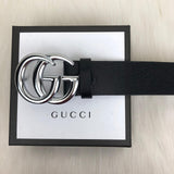 Genuine Leather Luxury Hexagons Reversible Belt unisex
