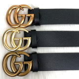Genuine Leather Luxury Hexagons Reversible Belt unisex