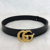 Genuine Leather Luxury Hexagons Reversible Belt unisex