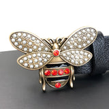 Genuine Leather Luxury Hexagons Reversible Belt unisex