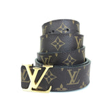 Genuine Leather Luxury Hexagons Reversible Belt unisex