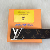 Genuine Leather Luxury Hexagons Reversible Belt unisex