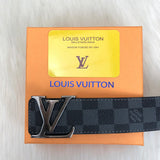 Genuine Leather Luxury Hexagons Reversible Belt unisex