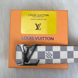 Genuine Leather Luxury Hexagons Reversible Belt unisex
