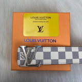 Genuine Leather Luxury Hexagons Reversible Belt unisex