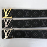 Genuine Leather Luxury Hexagons Reversible Belt unisex
