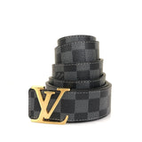 Genuine Leather Luxury Hexagons Reversible Belt unisex