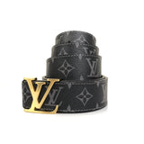Genuine Leather Luxury Hexagons Reversible Belt unisex