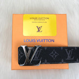 Genuine Leather Luxury Hexagons Reversible Belt unisex