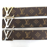 Genuine Leather Luxury Hexagons Reversible Belt unisex