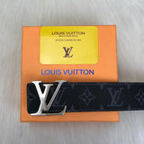 Genuine Leather Luxury Hexagons Reversible Belt unisex