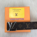 Genuine Leather Luxury Hexagons Reversible Belt unisex