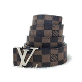 Genuine Leather Luxury Hexagons Reversible Belt unisex