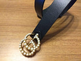 Genuine Leather Luxury Hexagons Reversible Belt unisex