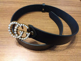 Genuine Leather Luxury Hexagons Reversible Belt unisex