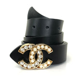 Genuine Leather Luxury Hexagons Reversible Belt unisex