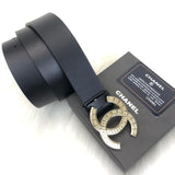Genuine Leather Luxury Hexagons Reversible Belt unisex