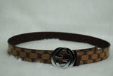 Genuine Leather Luxury Hexagons Reversible Belt unisex