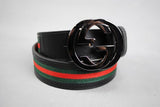 Genuine Leather Luxury Hexagons Reversible Belt unisex
