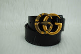 Genuine Leather Luxury Hexagons Reversible Belt unisex