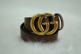 Genuine Leather Luxury Hexagons Reversible Belt Unisex