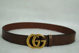 Genuine Leather Luxury Hexagons Reversible Belt Unisex