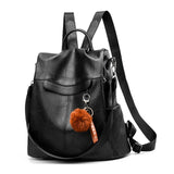 2019 Backpack Women Shoulder School Bags for Teenage Girls Vintage Leather Anti Theft Backpack Mochila Mujer Back Pack Lady