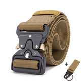 FRALU 2019 Hot Mens Tactical Belt Military Nylon Belt Outdoor multifunctional Training Belt High Quality Strap ceintures